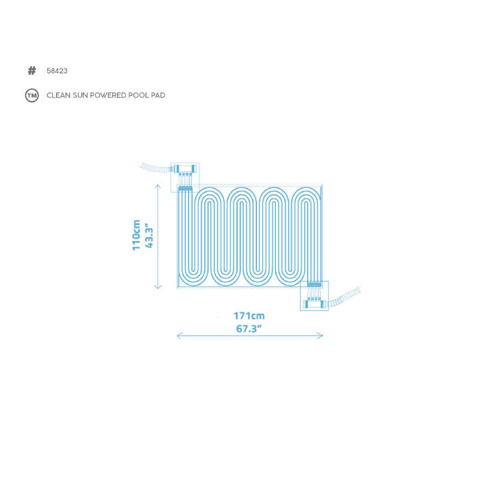 Bestway Solar-Poolheizung